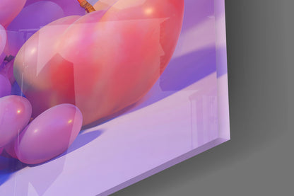 Grape Goddess Glass Wall Art