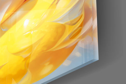 Lemony Dreams Glass Wall Art