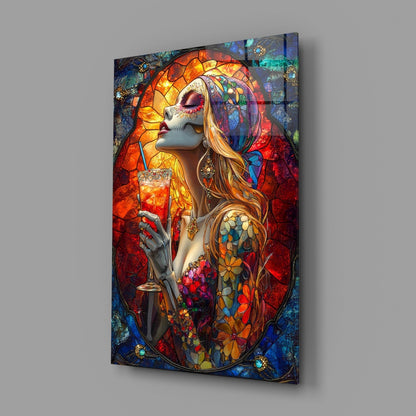 Cocktail of the Dead Glass Wall Art