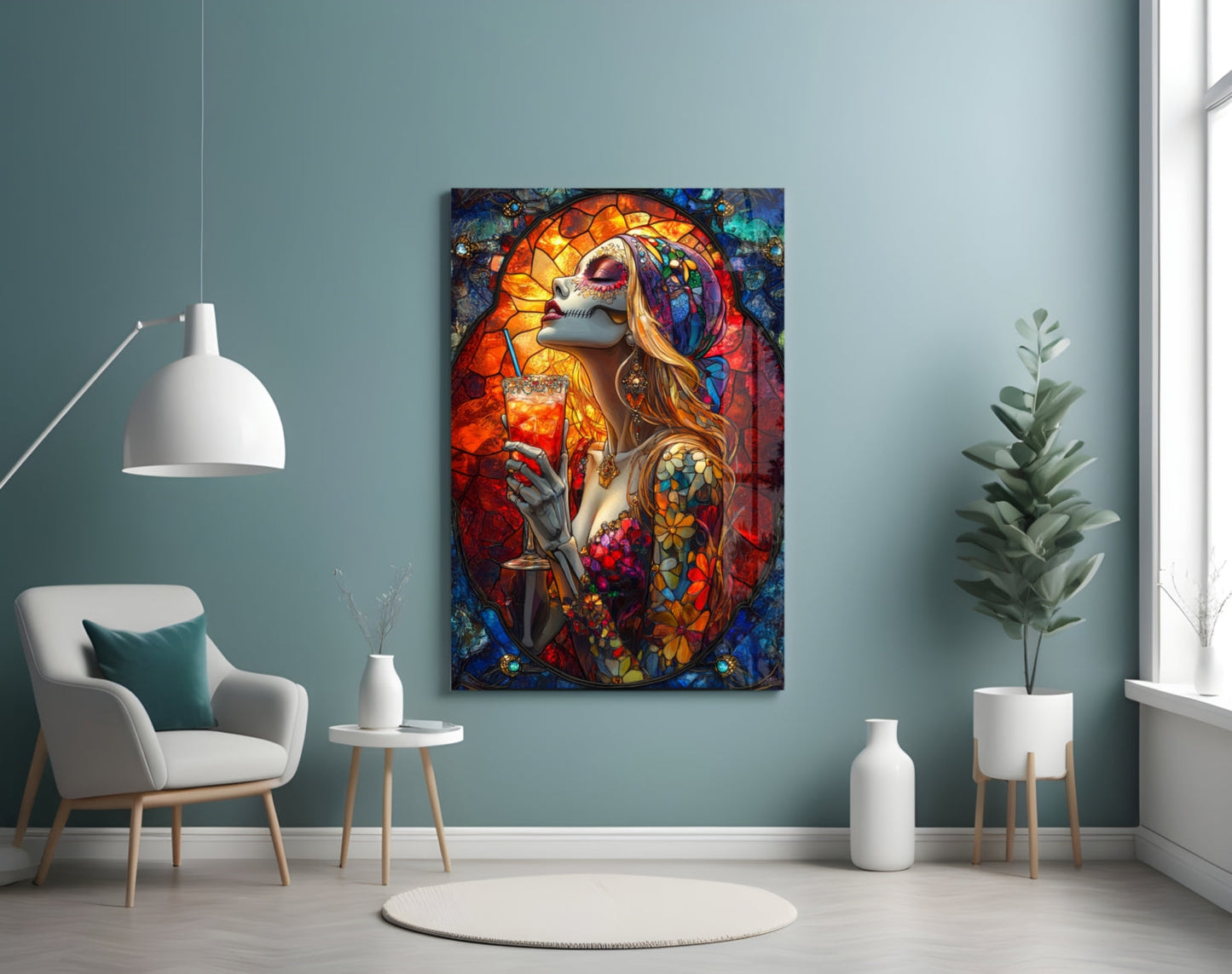 Cocktail of the Dead Glass Wall Art