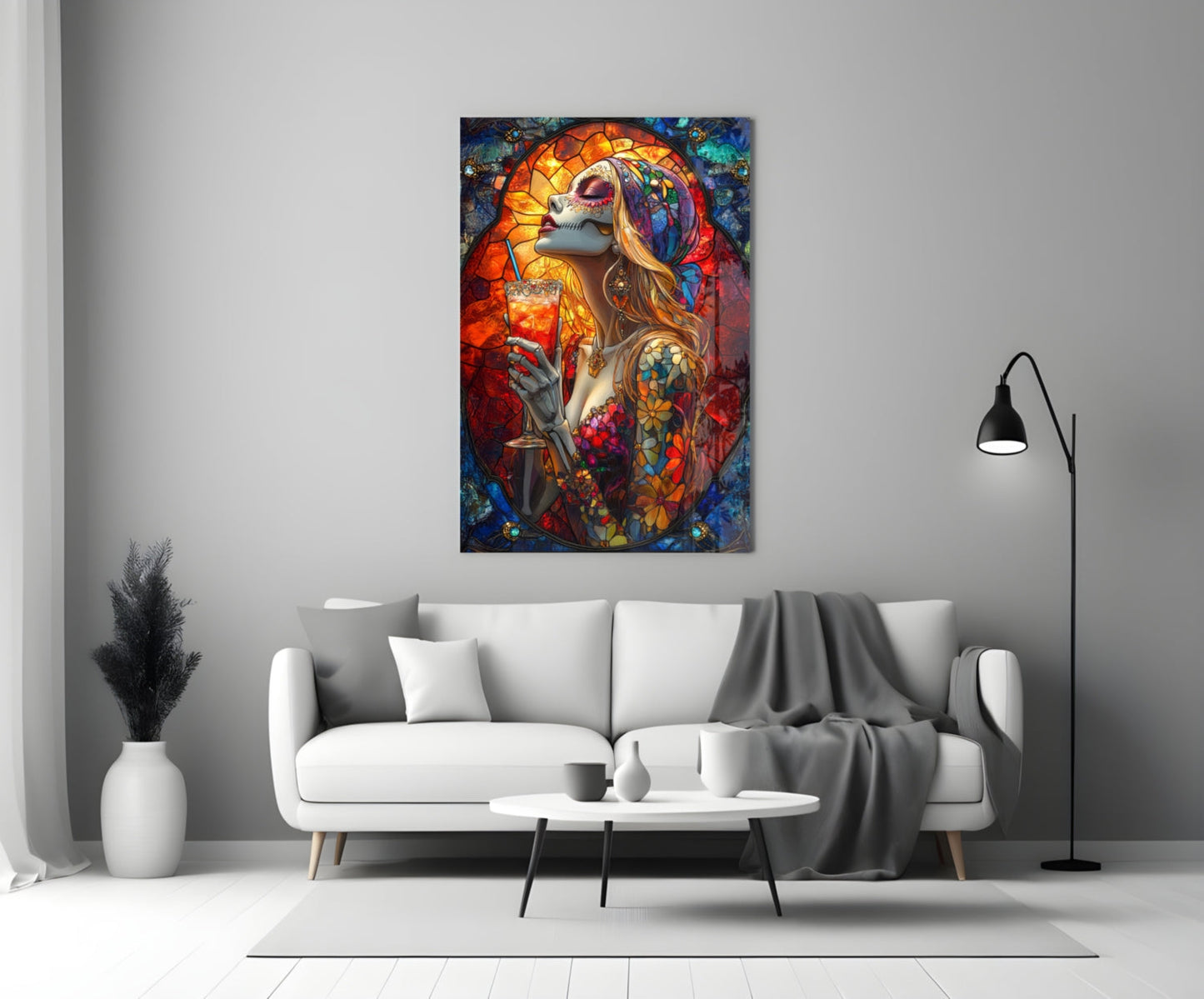 Cocktail of the Dead Glass Wall Art