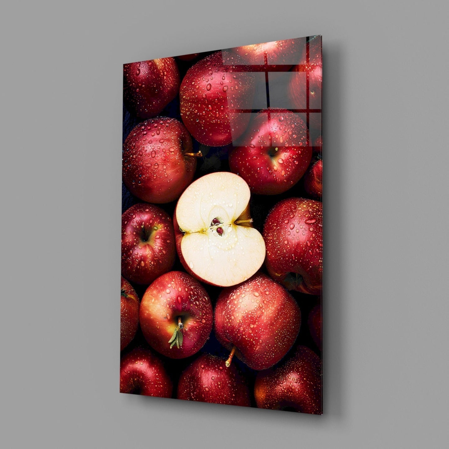 Queen of Apples Glass Wall Art