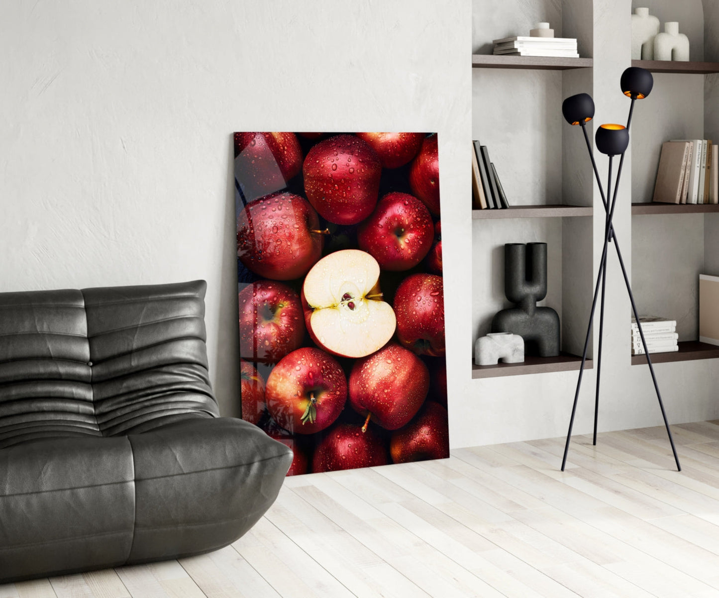 Queen of Apples Glass Wall Art