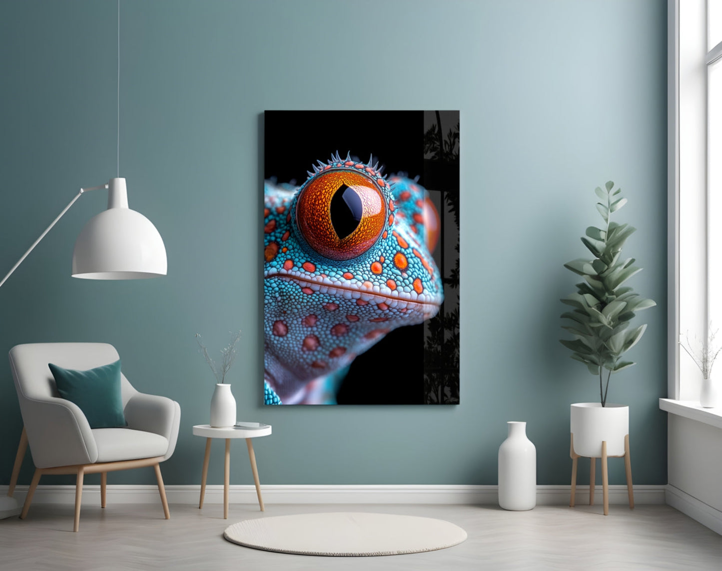 Cosmic Eyes Glass Wall Art