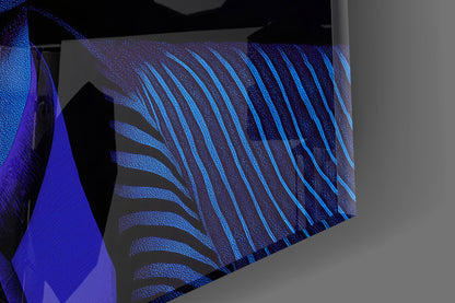 Striped Look Glass Wall Art