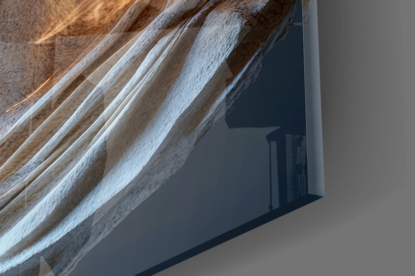 The Shining Mind of Aurelius Glass Wall Art