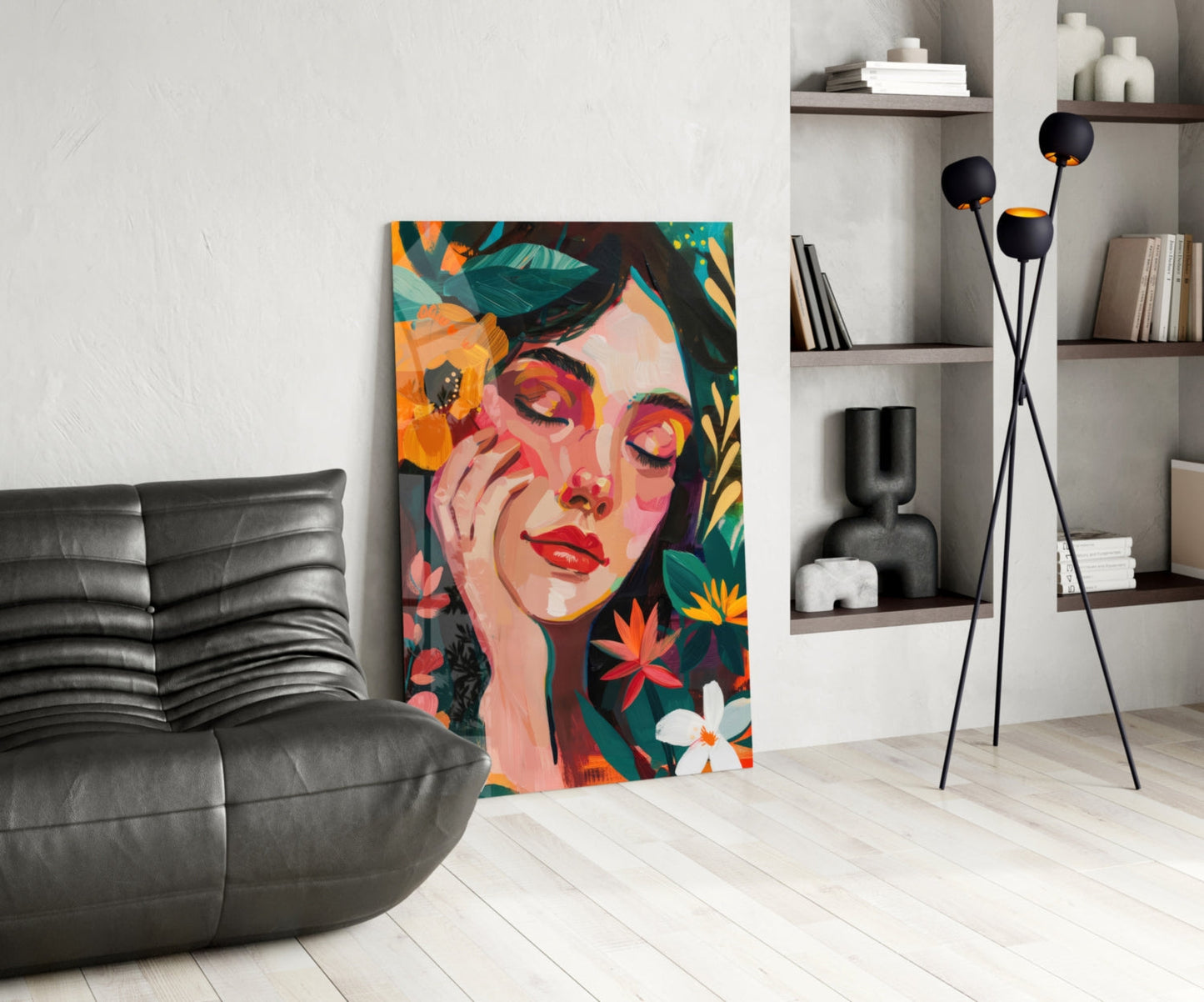 Spring Beauty Glass Wall Art