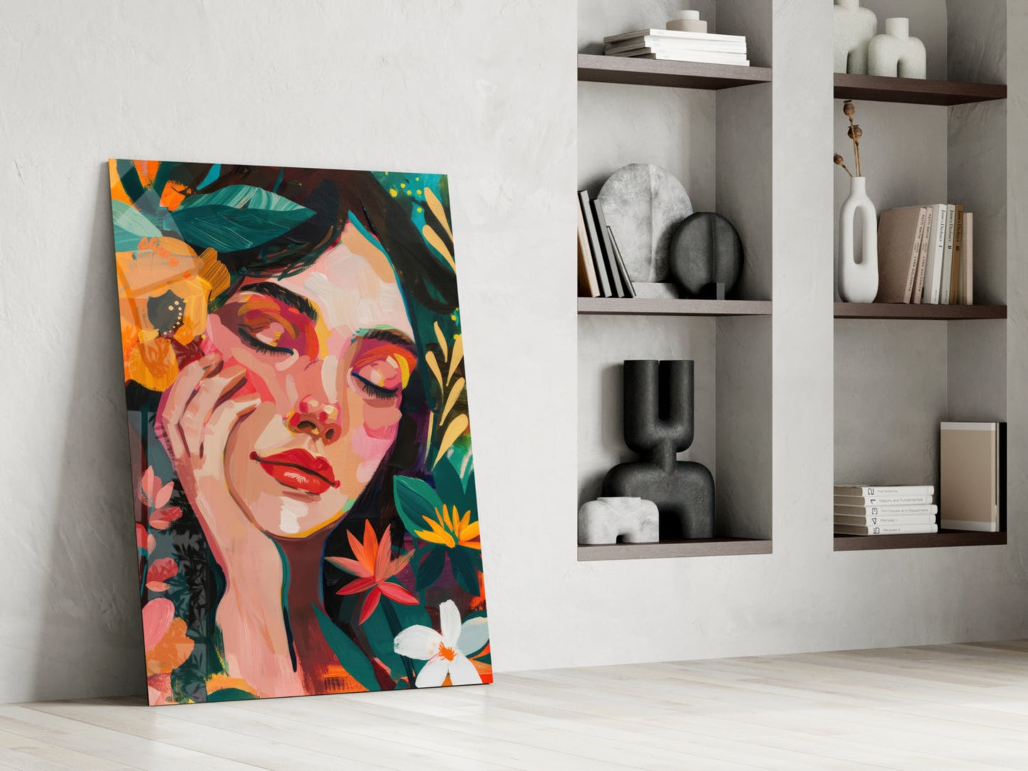 Spring Beauty Glass Wall Art