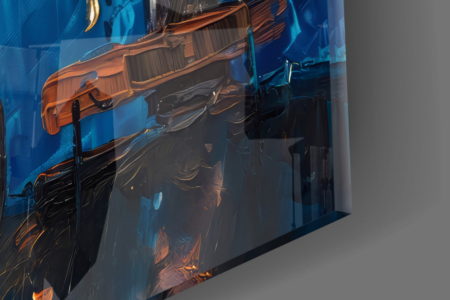 Solitude and Peace Glass Wall Art