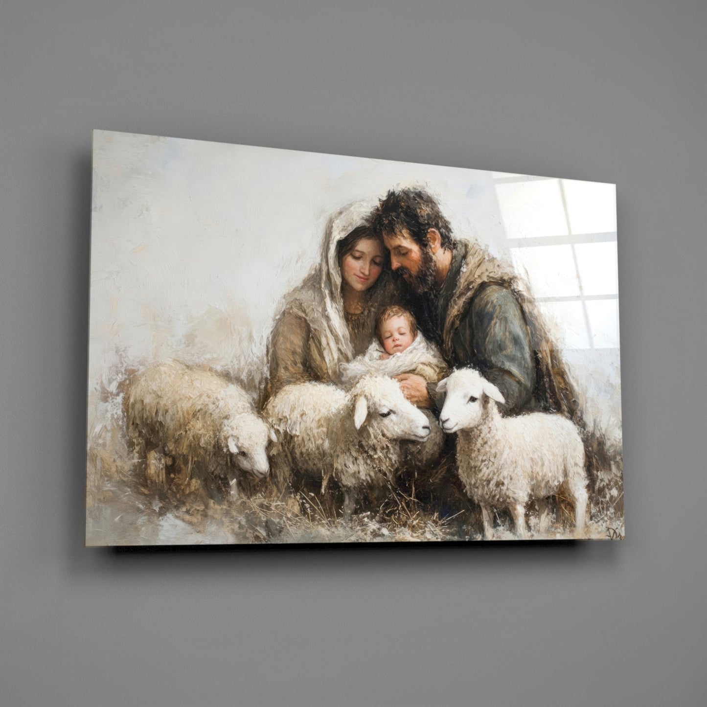 Holy Presence Glass Wall Art