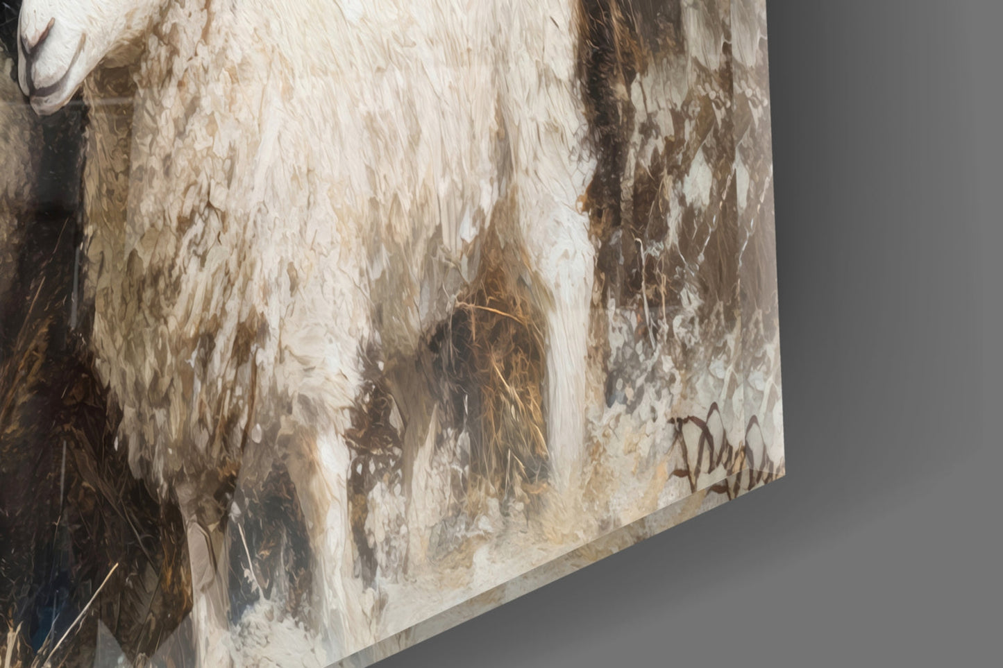 Holy Presence Glass Wall Art