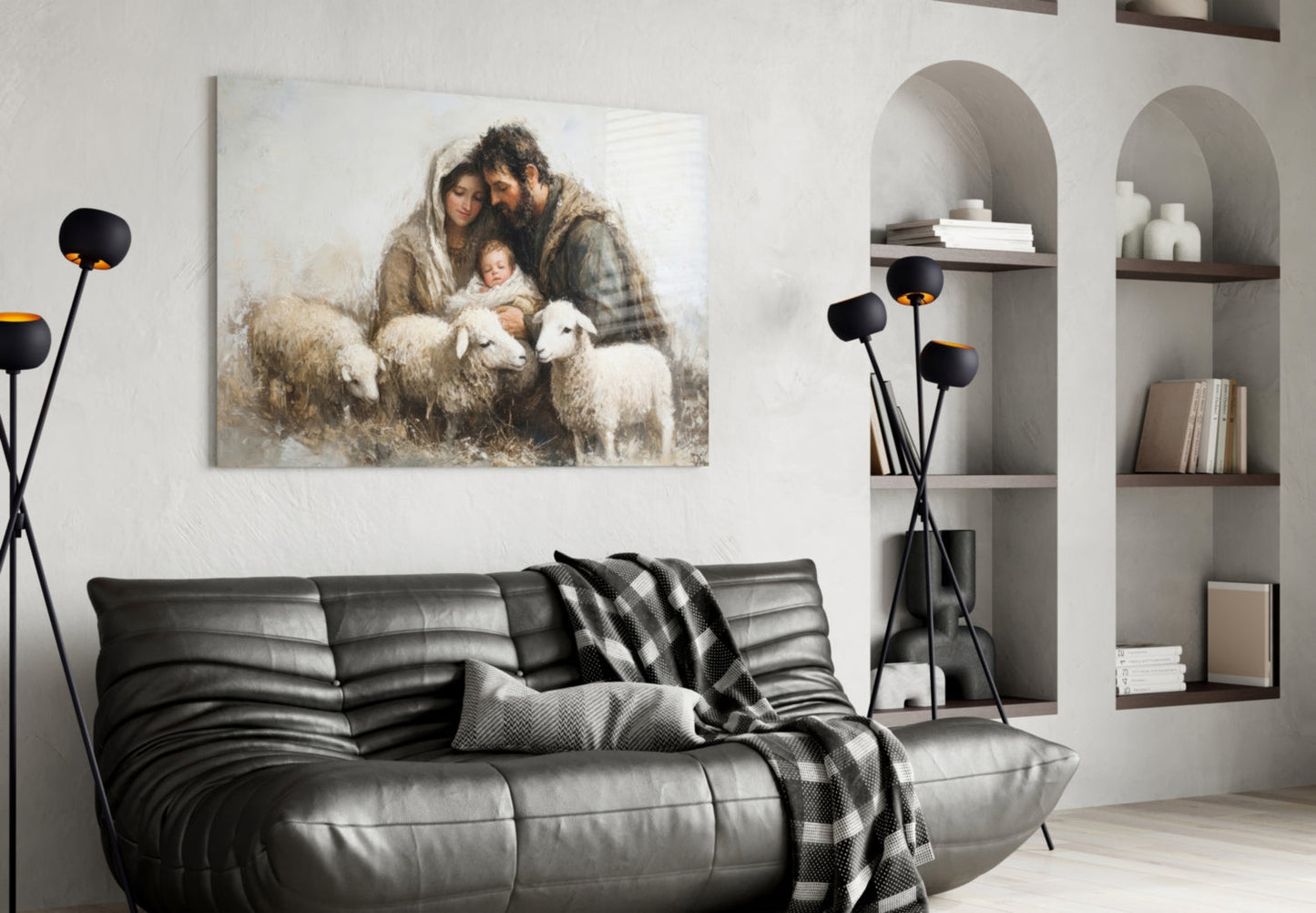 Holy Presence Glass Wall Art