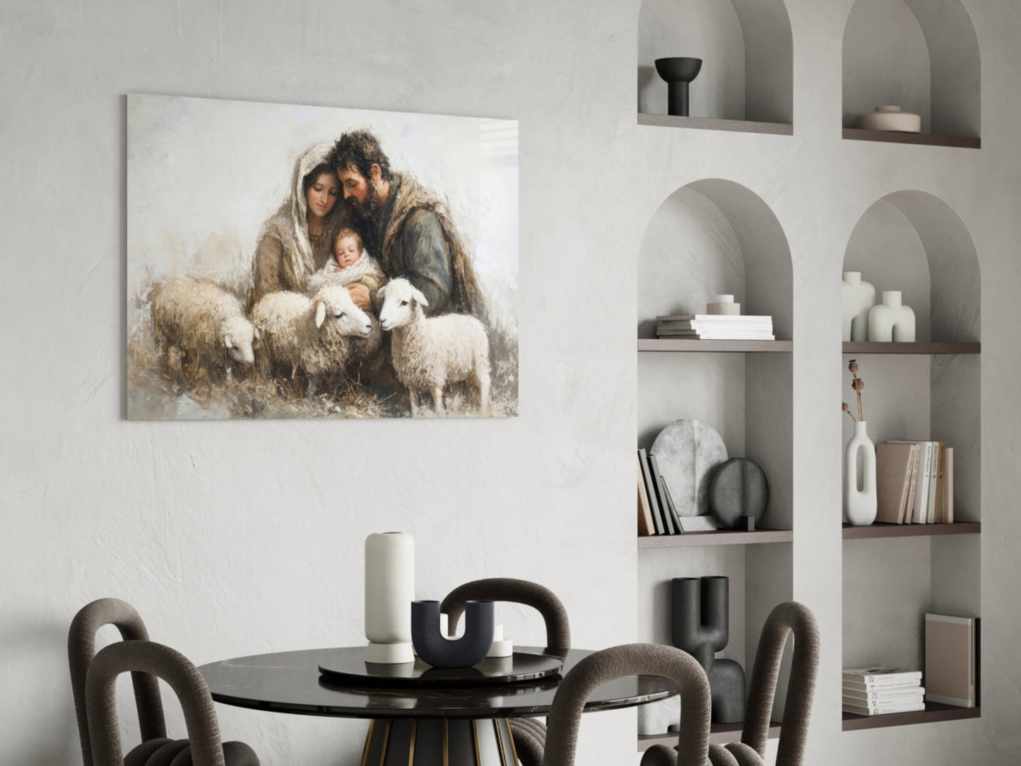 Holy Presence Glass Wall Art