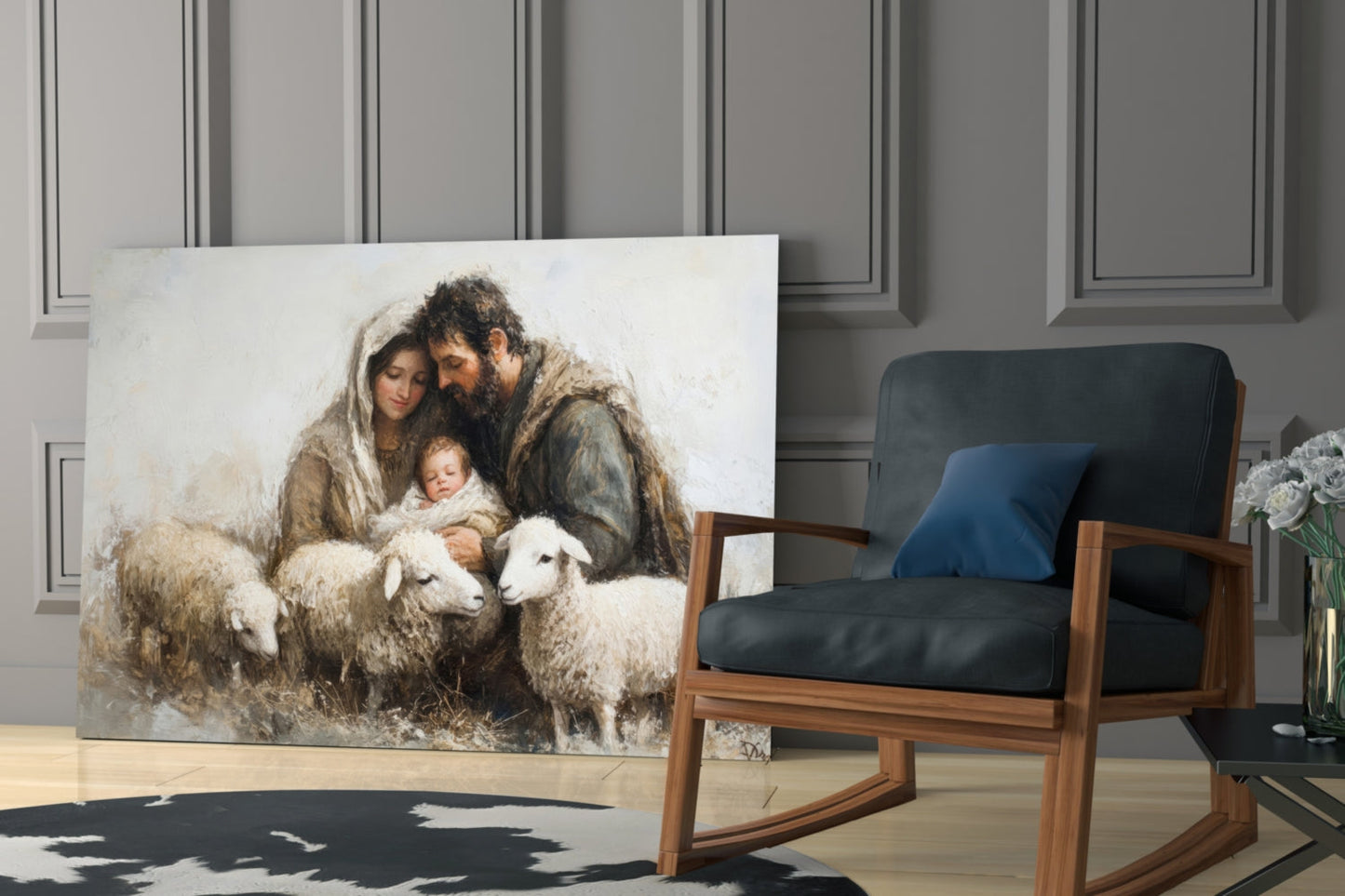 Holy Presence Glass Wall Art