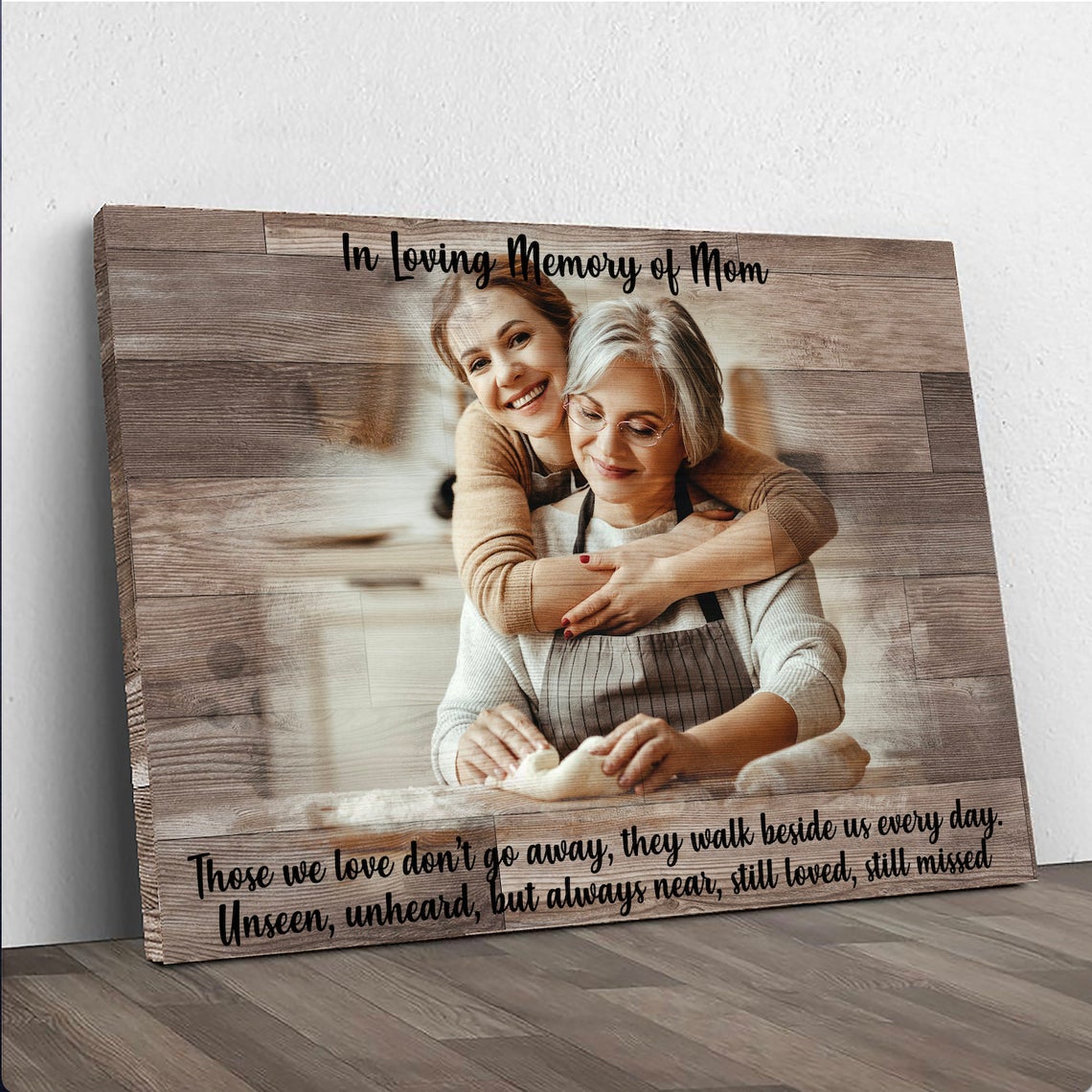 A Mother's Memory Canvas Sign