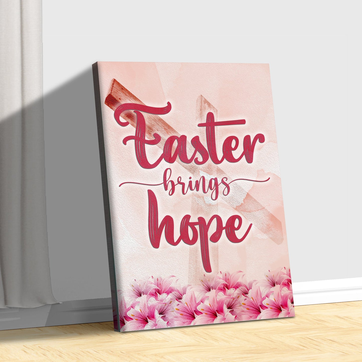 Easter Brings Hope Canvas Wall Sign