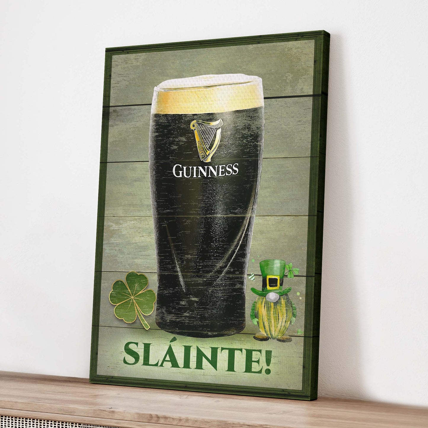 Slainte St. Patrick's Day Irish Canvas Wall Art