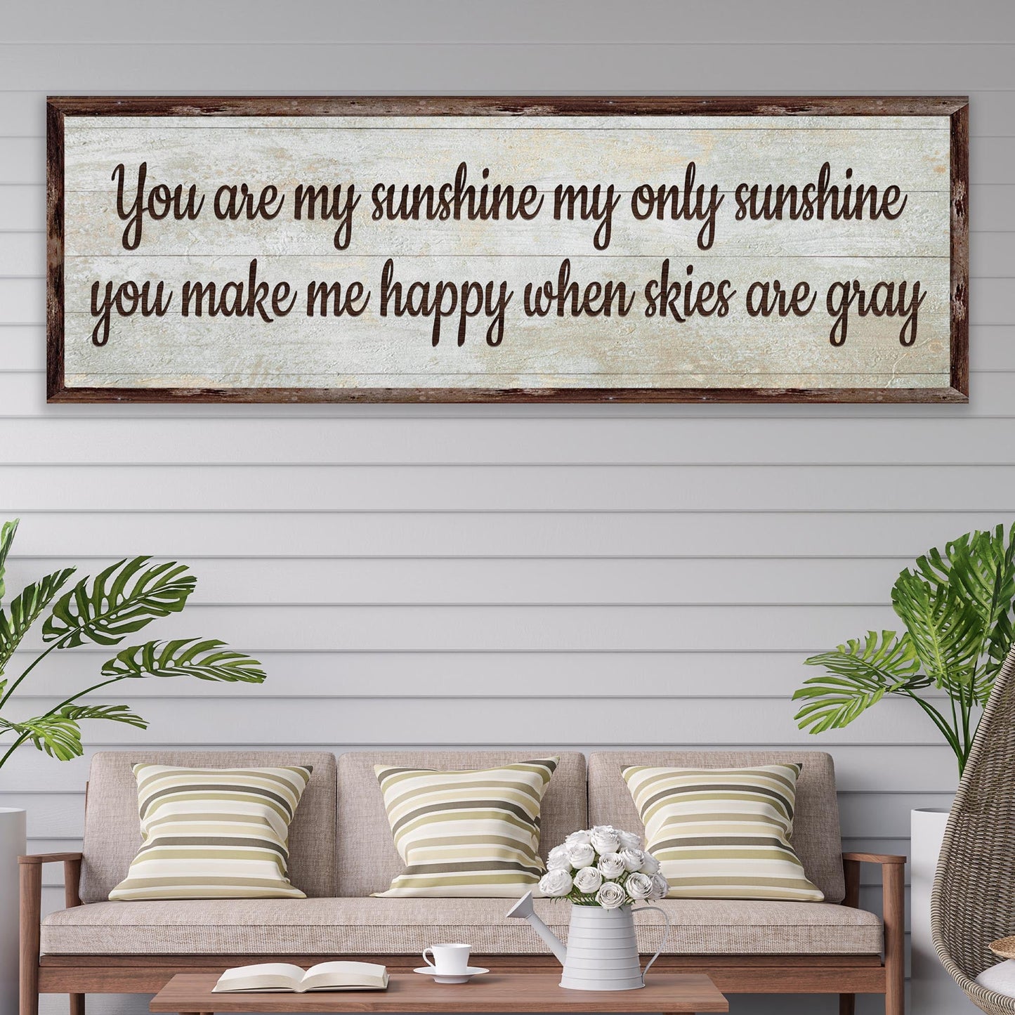 You Are My Sunshine Canvas Sign