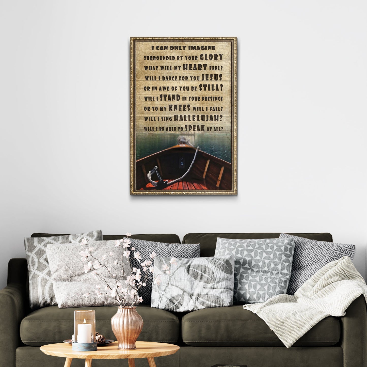 I Can Only Imagine Faith Canvas Sign III