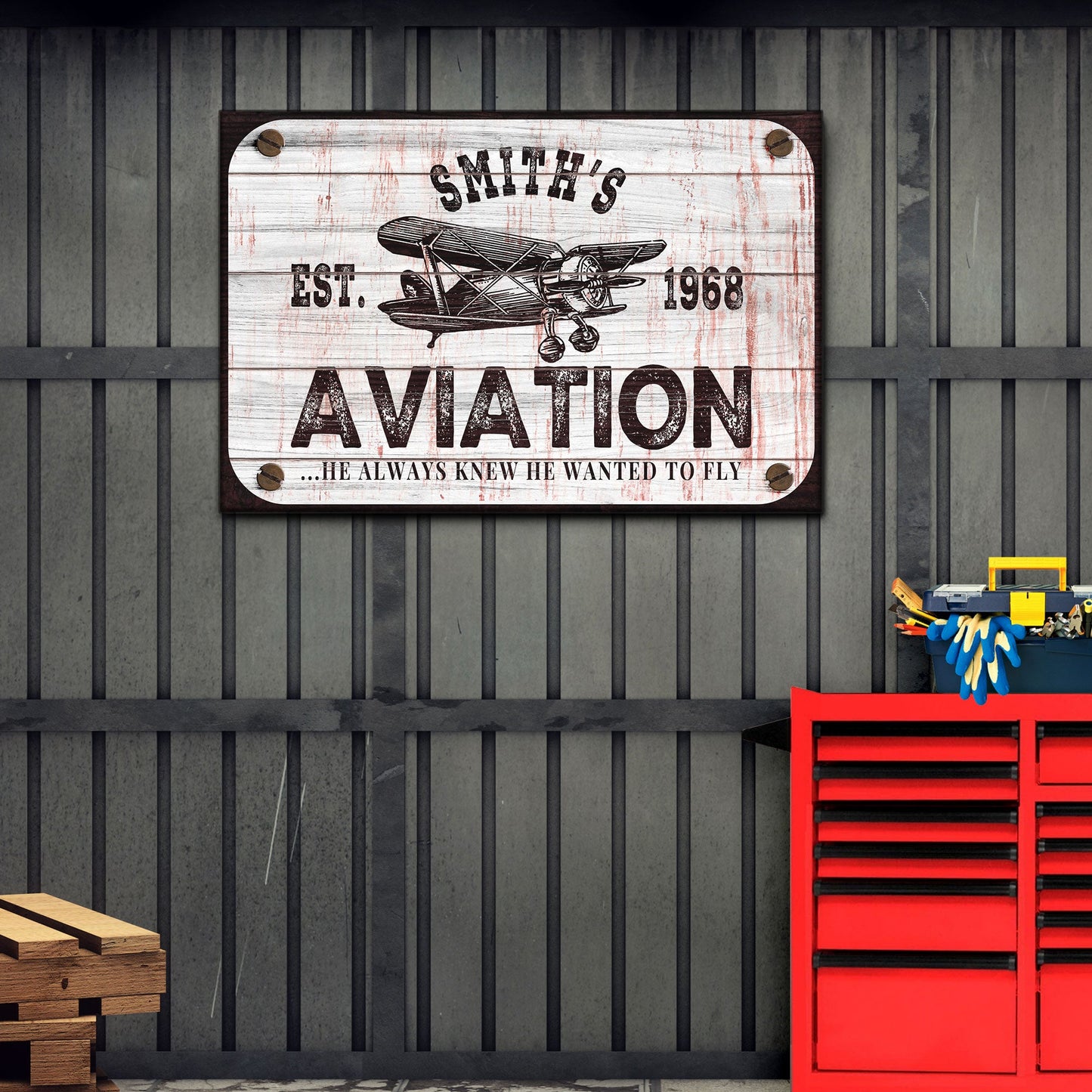 Aviation Canvas Wall Art - He Always Knew He Wanted To Fly