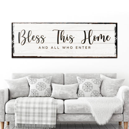 Bless This Home Sign