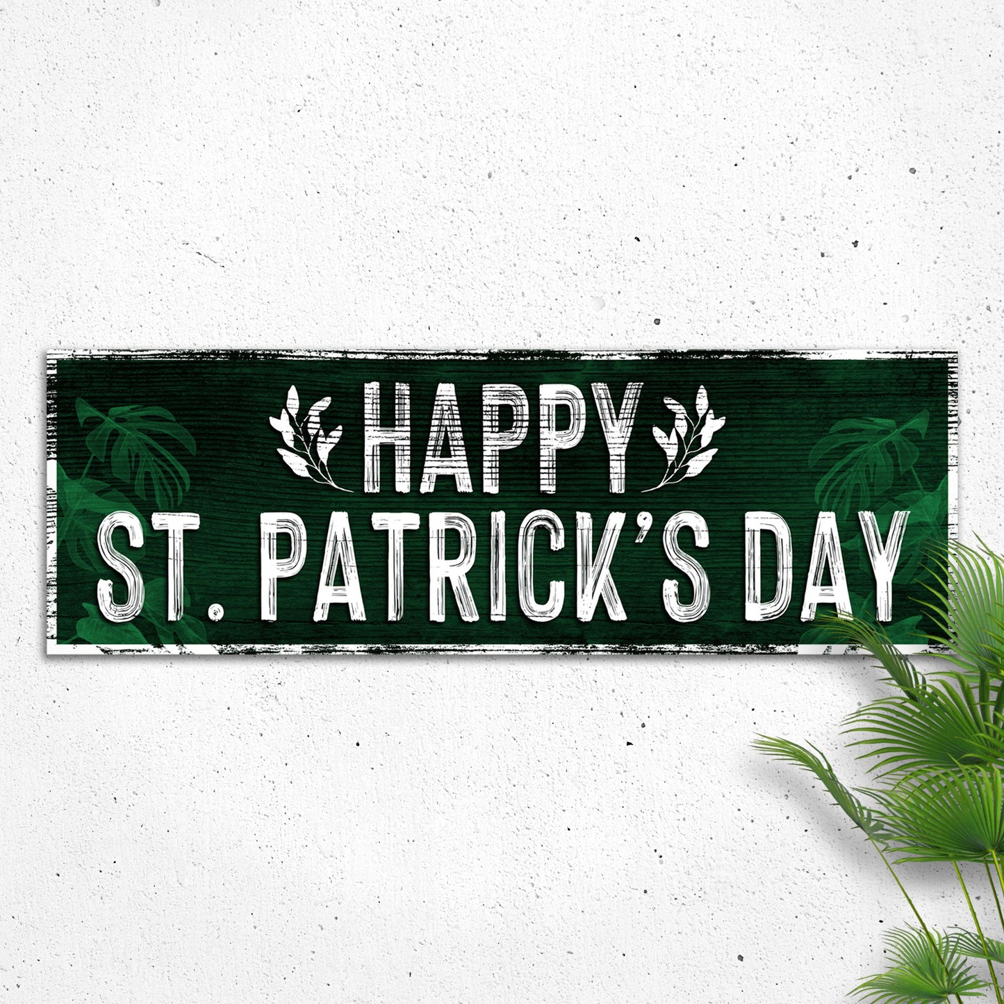 Happy St. Patrick's Day Canvas Wall Art