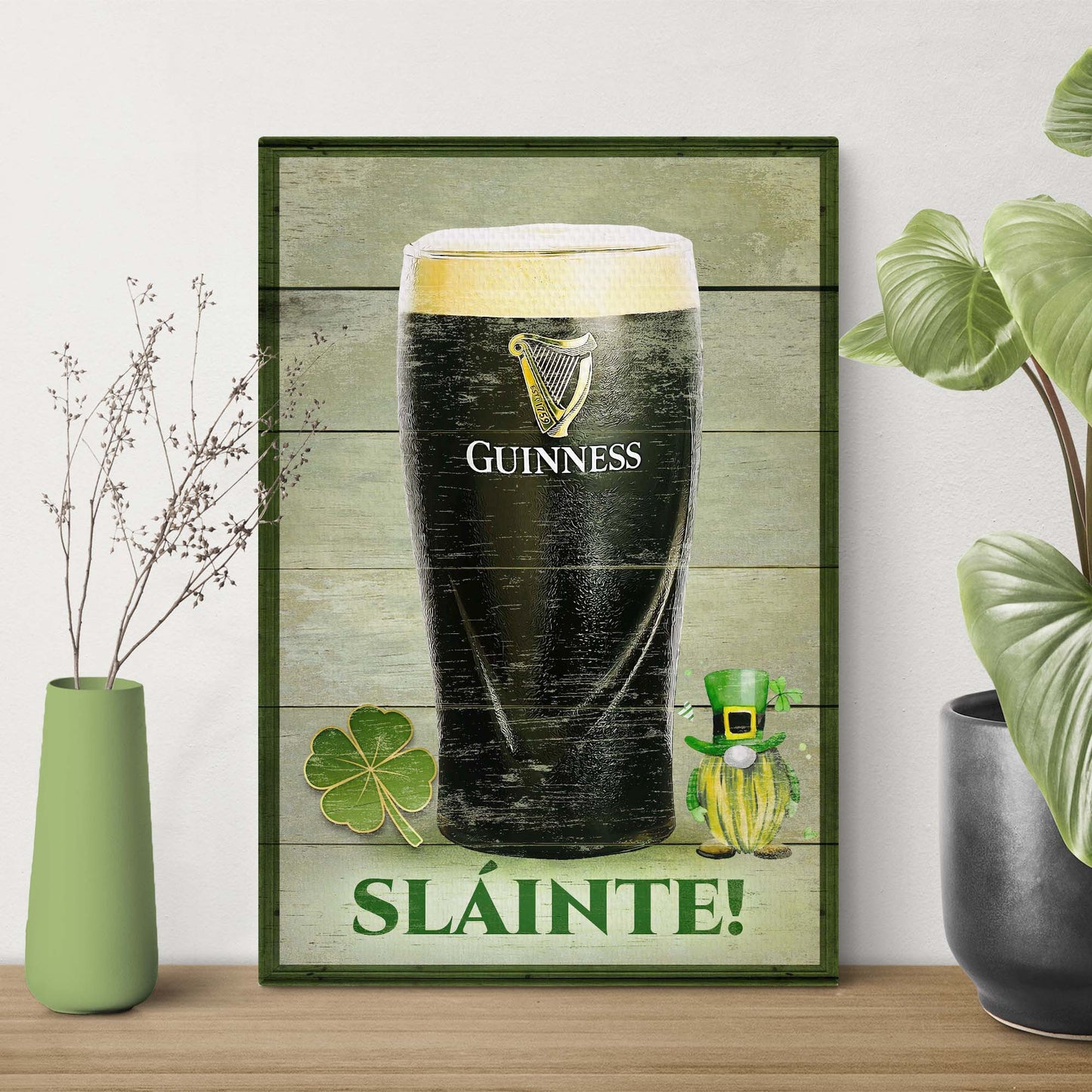 Slainte St. Patrick's Day Irish Canvas Wall Art