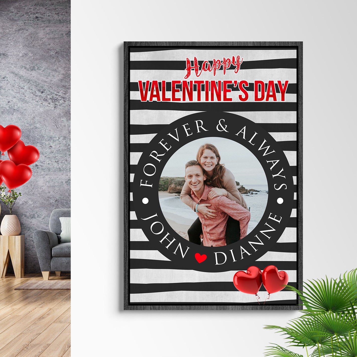 Forever and Always Modern Canvas Wall Art