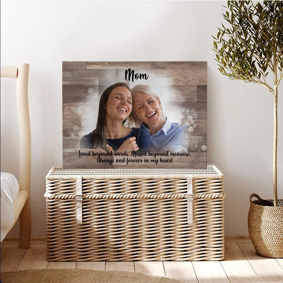 A Mother's Memory Canvas Sign