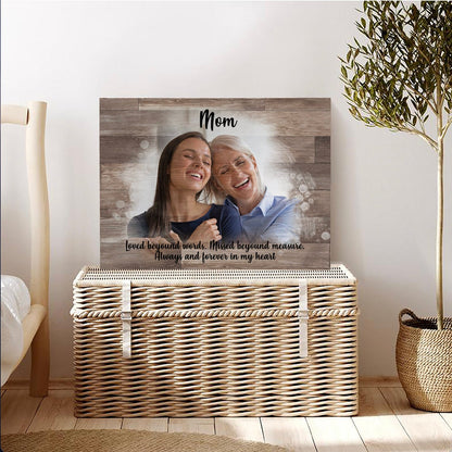 A Mother's Memory Canvas Sign