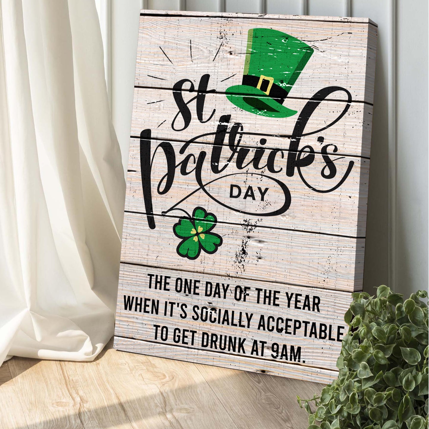 St. Patrick's Day Colorful Irish Canvas Wall Art