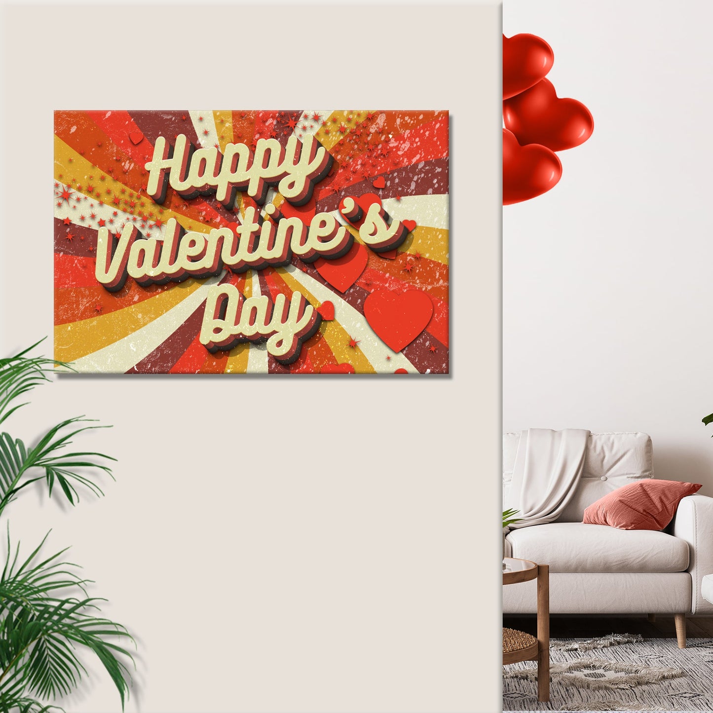 Valentine's Day Canvas Wall Art