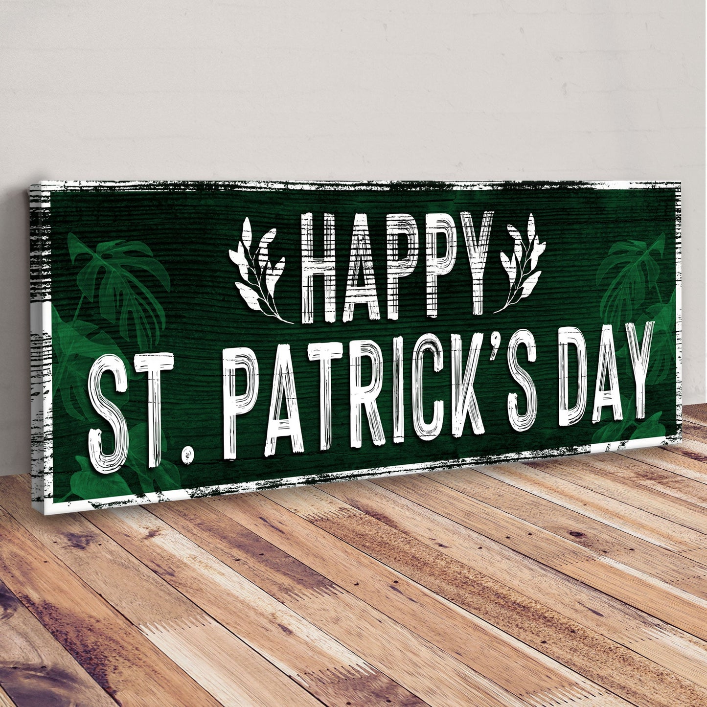 Happy St. Patrick's Day Canvas Wall Art