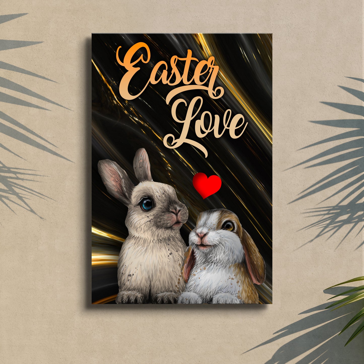 Easter Love Canvas Wall Sign