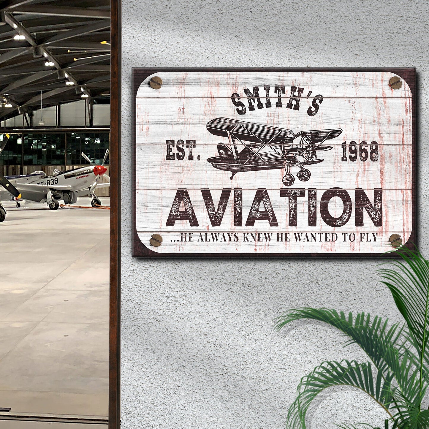 Aviation Canvas Wall Art - He Always Knew He Wanted To Fly