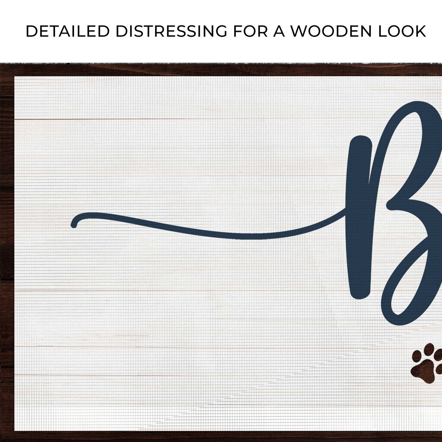 Personalized Pet Name Canvas Sign II