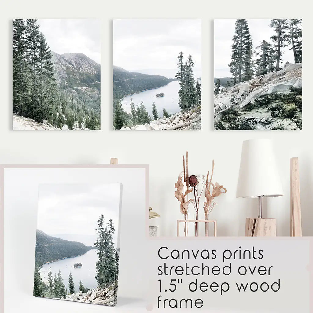 Colorado Travel Wall Art, US Nature 3 Piece Set
