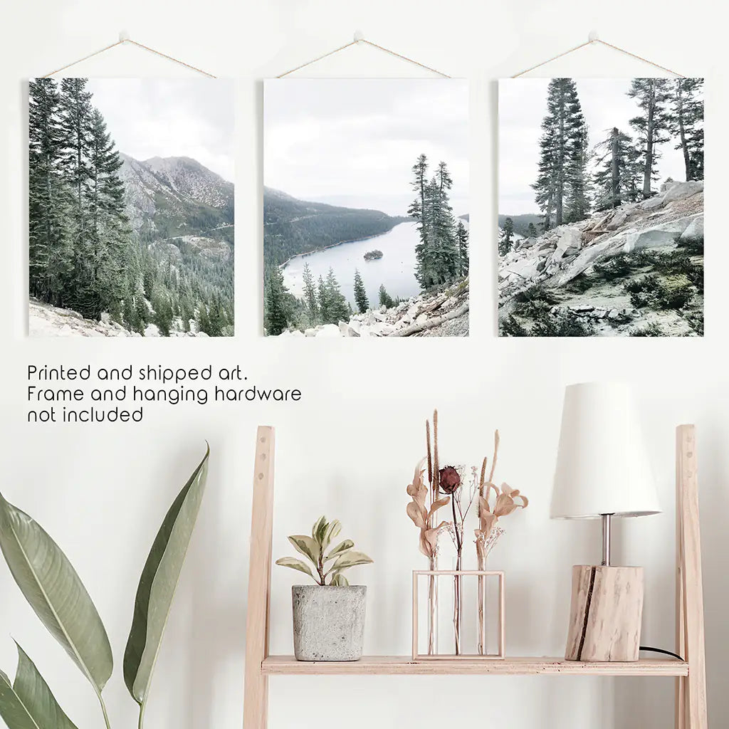 Colorado Travel Wall Art, US Nature 3 Piece Set
