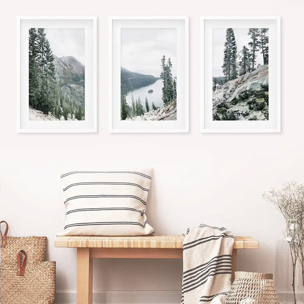 Colorado Travel Wall Art, US Nature 3 Piece Set