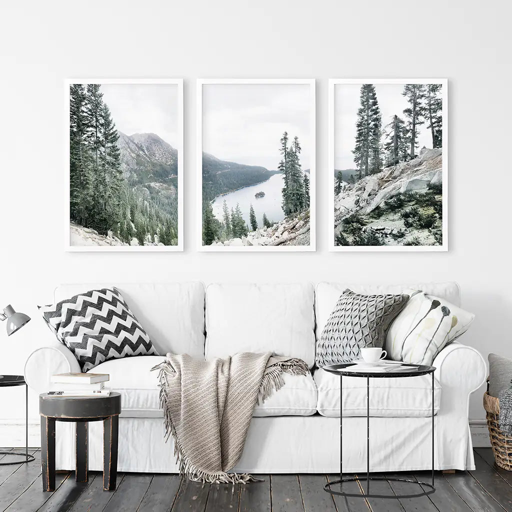 Colorado Travel Wall Art, US Nature 3 Piece Set