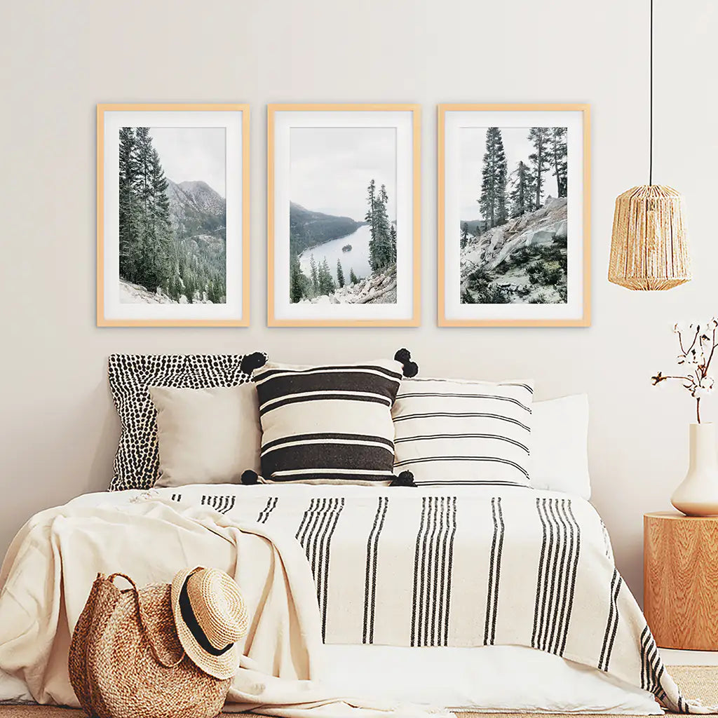 Colorado Travel Wall Art, US Nature 3 Piece Set