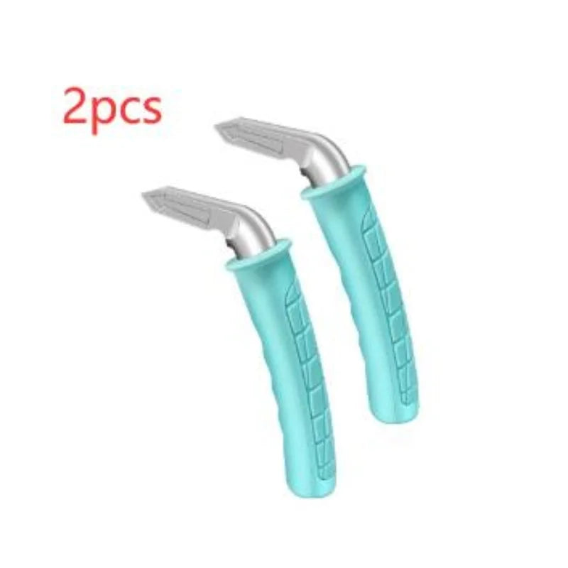 Turquoise vehicle support handle 2-piece set - non-slip car door assist for easy access