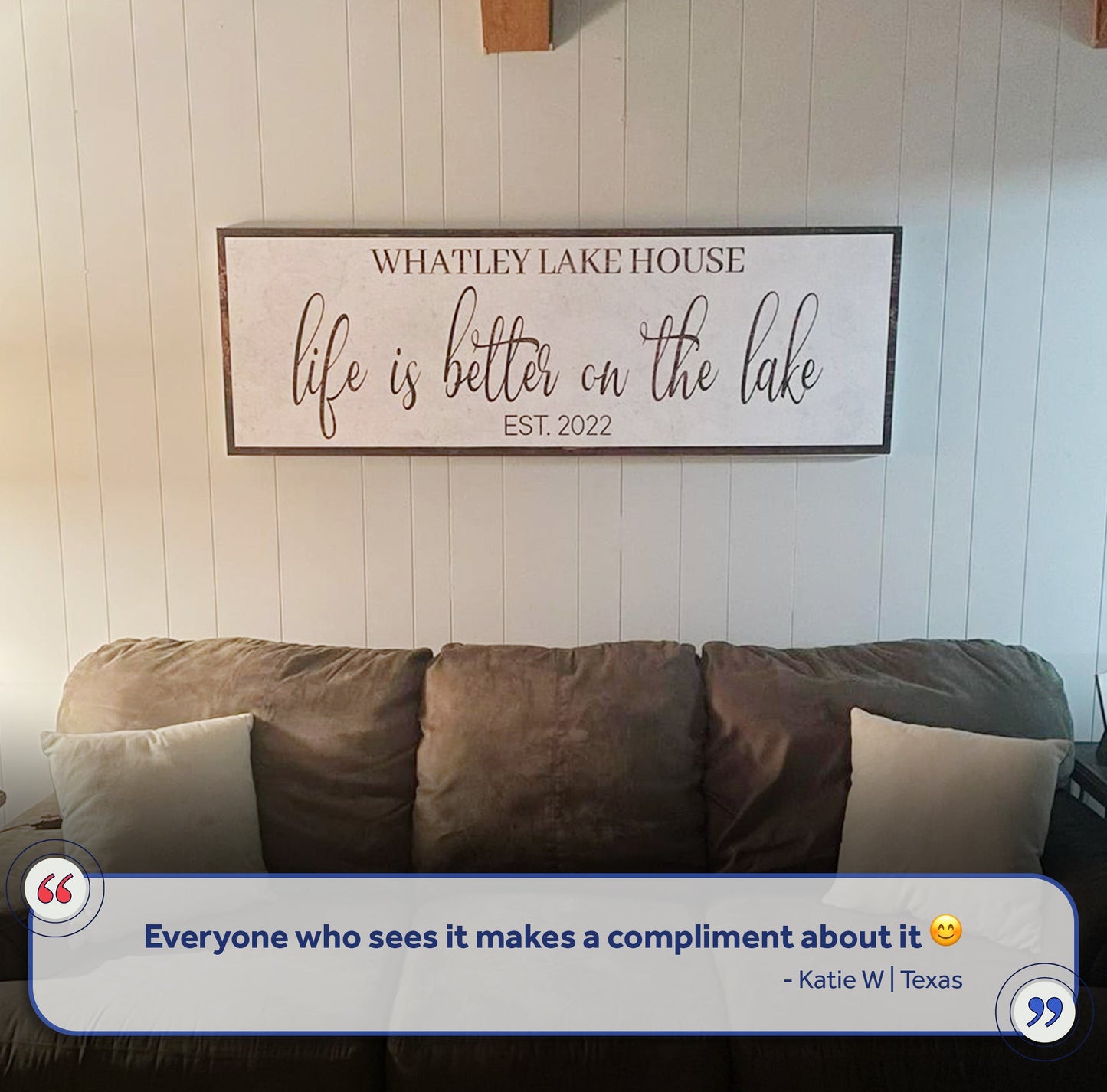 Life Is Better on the Lake Canvas Wall Art