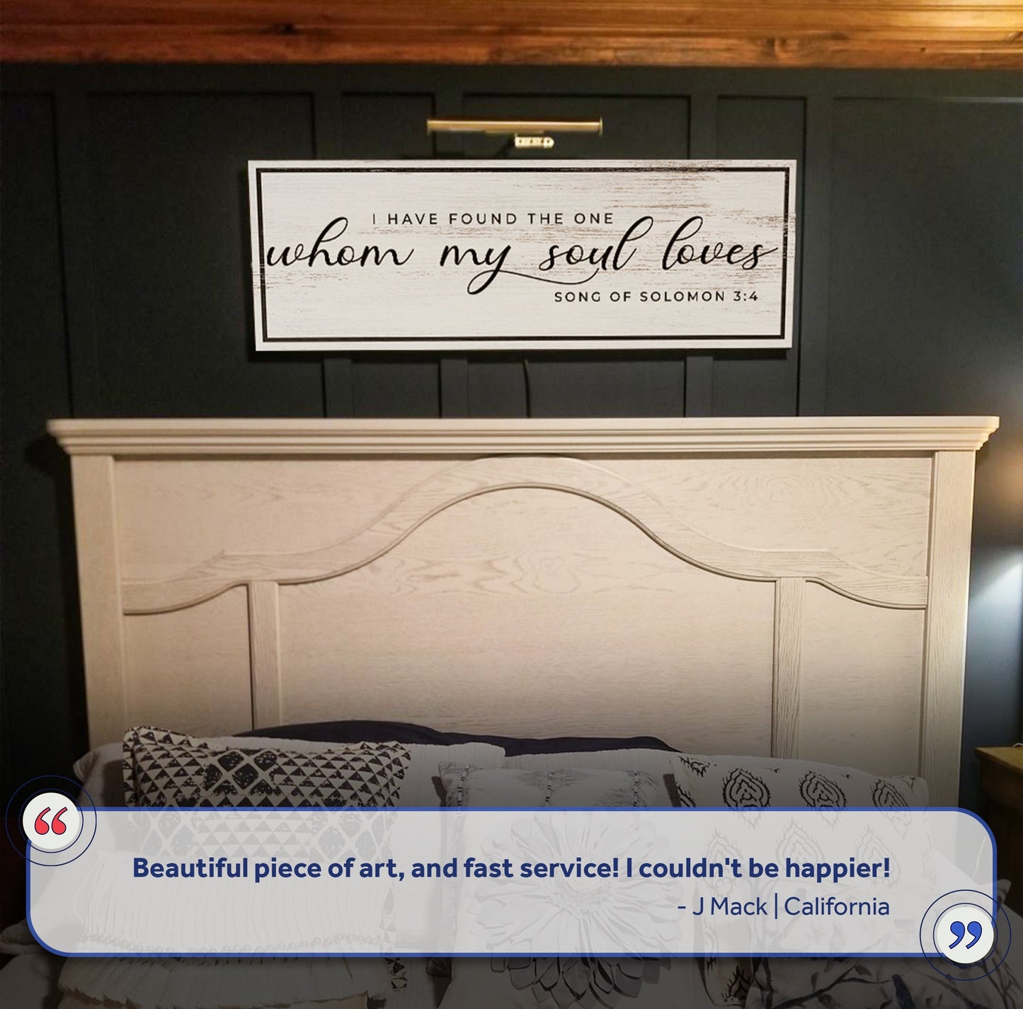 Song of Solomon 3:4 I Have Found The One Christian Canvas Wall Art