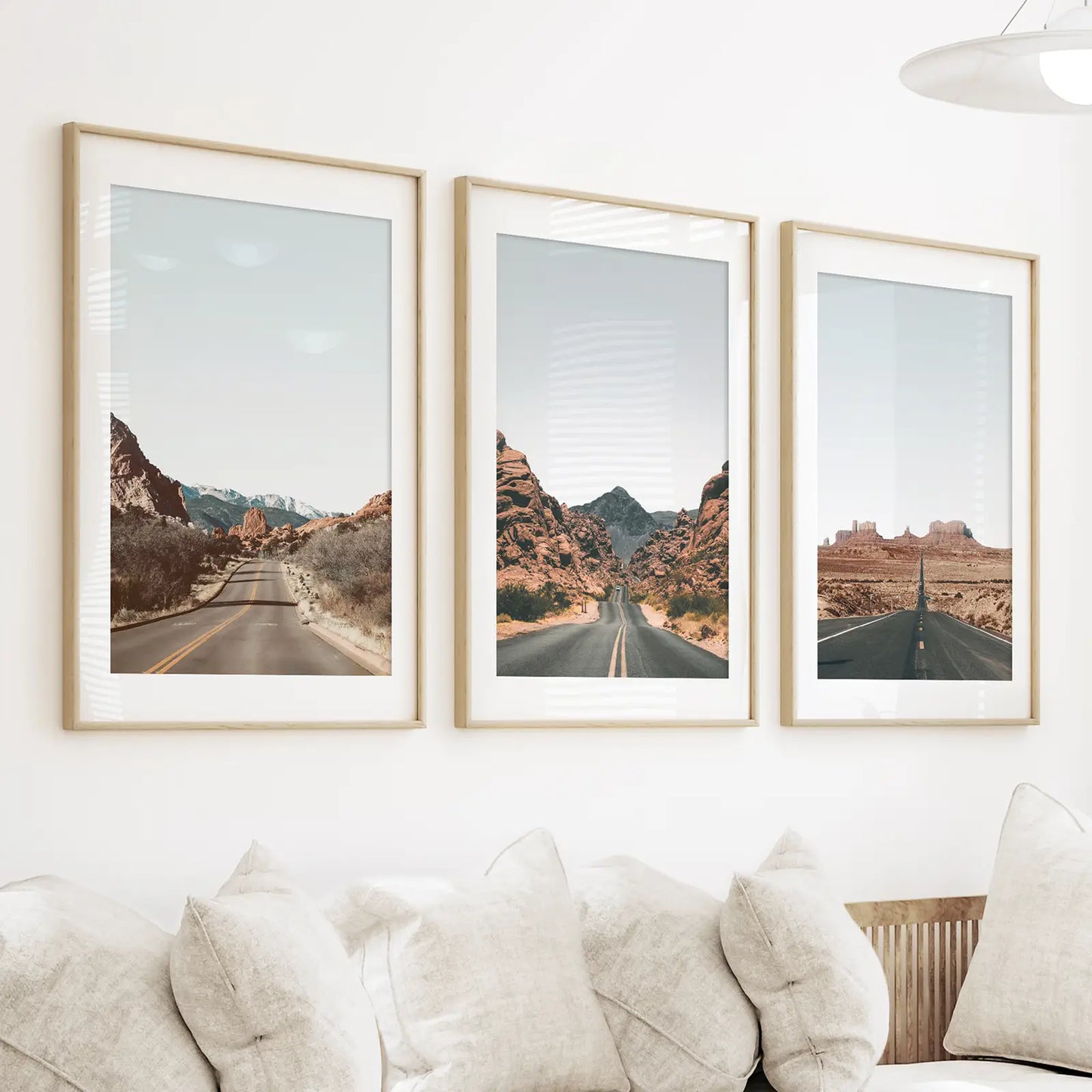 Southwest Desert Travel Wall Art Set of 3 Prints
