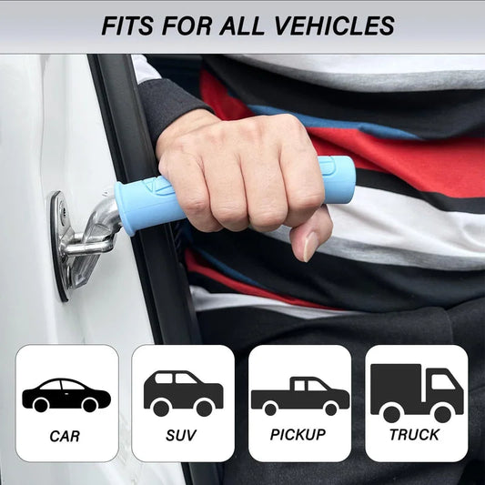 Universal vehicle support handle fits all vehicles - cars, SUVs, pickups, and trucks compatibility