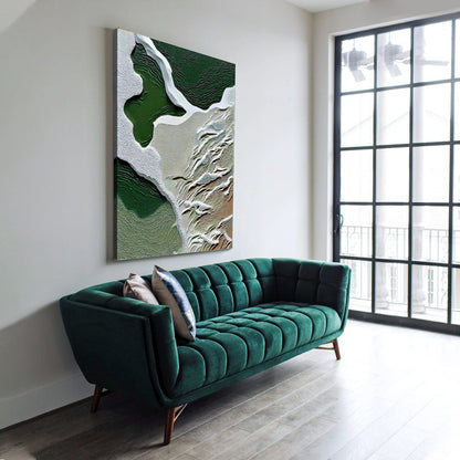 Verdant Cliffs III Nature Canvas Wall Art
