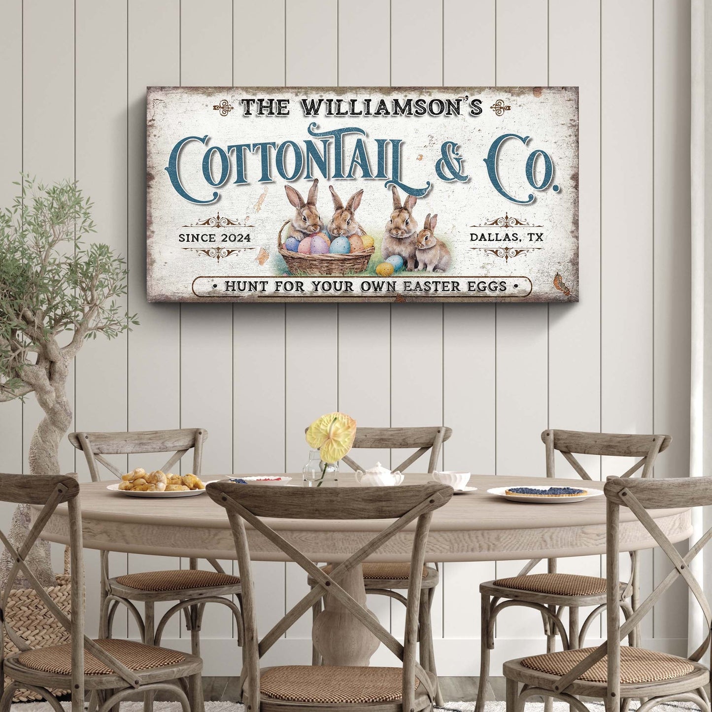 Vintage Easter Canvas Wall Art II