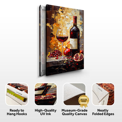 Vinous Harvest Wine Canvas Wall Art