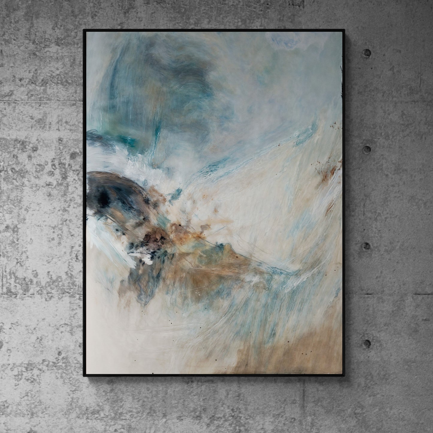 Whispering Coast II Coastal Canvas Wall Art
